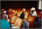 Walter Dallas and Frances Foster with film crew
