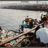Film crew with fishermen in Istanbul