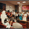 Crew filming Central Holiness Church of God choir