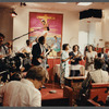 Crew filming Central Holiness Church of God guitarist and singers