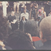 David Baldwin amid crowd at James Baldwin's funeral