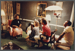 Maya Angelou being filmed