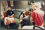 Maya Angelou being filmed