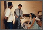 Ishmael Reed with film crew