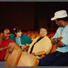 Walter Dallas and Frances Foster with film crew