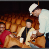 Walter Dallas and Frances Foster with film crew