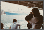 Film crew shooting across water in Istanbul