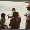 Film crew shooting across water in Istanbul