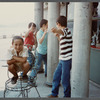 Four Turkish children being playful