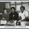 Karen Thorsen and Bill Miles with Dr. Maya Angelou
