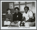Karen Thorsen and Bill Miles with Dr. Maya Angelou