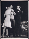 Anita Gillette, Ron Husmann and Ray Bolger in the stage production All American