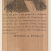 [Stephen A. Douglas campaign ribbon]