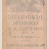 [Stephen A. Douglas campaign ribbon]
