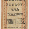 [Stephen A. Douglas campaign ribbon]