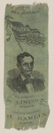 [Lincoln 1860 campaign ribbon]
