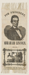 [Lincoln 1860 campaign ribbon]