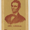[Lincoln 1860 campaign ribbon]