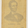 [Lincoln 1860 campaign ribbon]