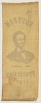 [Lincoln 1860 campaign ribbon]