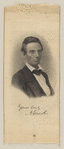 [Lincoln 1860 campaign ribbon]