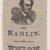 [Lincoln 1860 campaign ribbon]