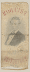 [Lincoln 1860 campaign ribbon]