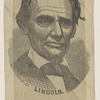 [Lincoln 1860 campaign ribbon]