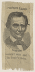 [Lincoln 1860 campaign ribbon]