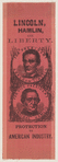 [Lincoln 1860 campaign ribbon]