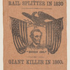 [Lincoln 1860 campaign ribbon]