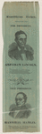 [Lincoln 1860 campaign ribbon]