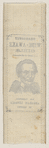 [Lincoln 1860 campaign ribbon]