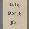 [Lincoln 1864 campaign ribbon]