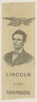 [Lincoln 1864 campaign ribbon]