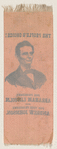 [Lincoln 1864 campaign ribbon]