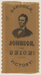 [Lincoln 1864 campaign ribbon]