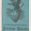 [Lincoln 1864 campaign ribbon]
