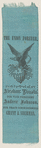 [Lincoln 1864 campaign ribbon]