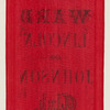 [Lincoln 1864 campaign ribbon]