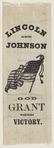 [Lincoln 1864 campaign ribbon]