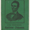 [Lincoln 1864 campaign ribbon]