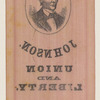 [Lincoln 1864 campaign ribbon]