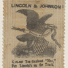 [Lincoln 1864 campaign ribbon]