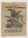 [Lincoln 1864 campaign ribbon]