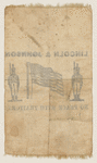 [Lincoln 1864 campaign ribbon]