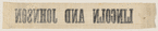 [Lincoln 1864 campaign ribbon]