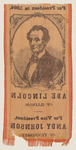 [Lincoln 1864 campaign ribbon]