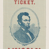 [Lincoln 1864 campaign ribbon]