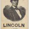 [Lincoln 1864 campaign ribbon]